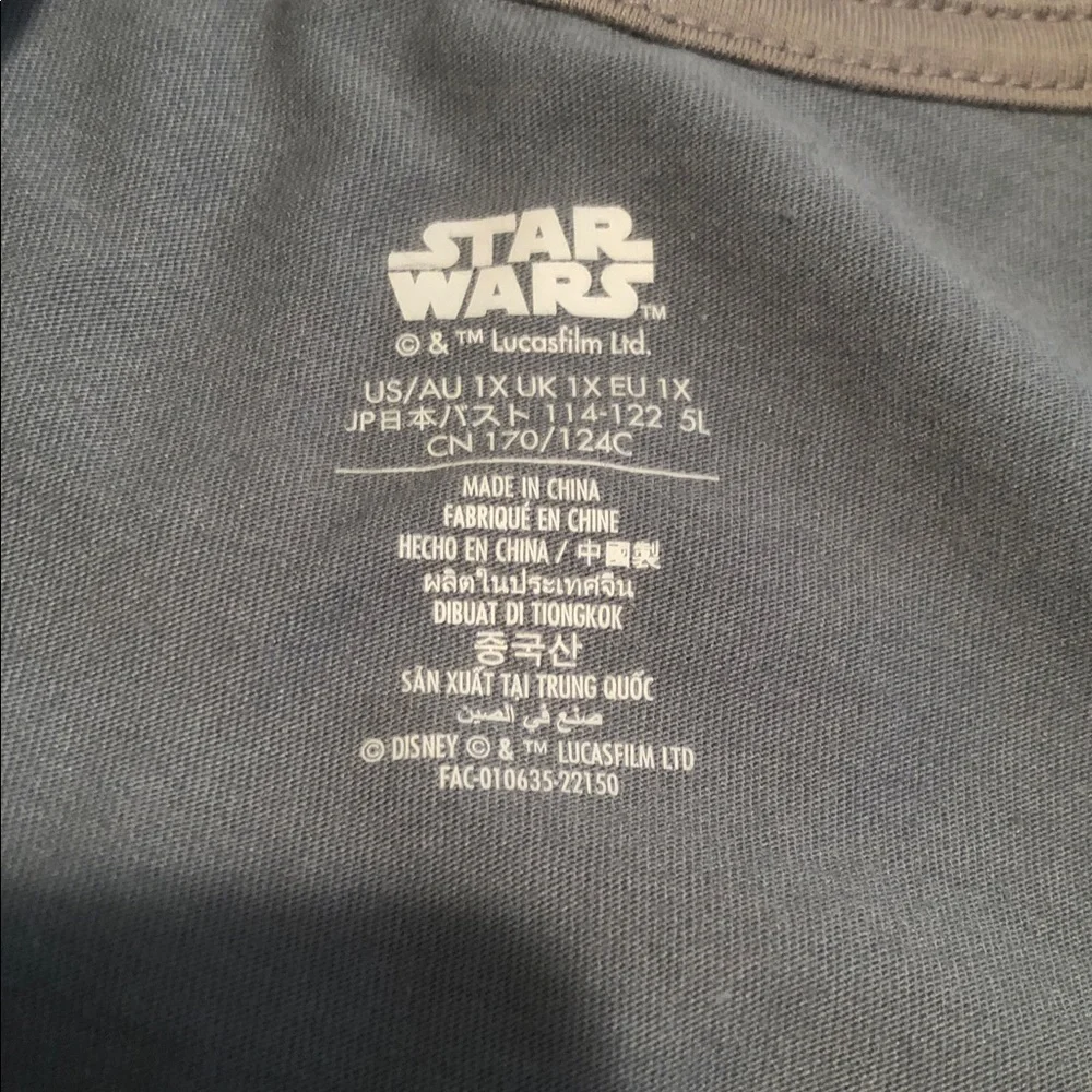 Star Wars Ahsoka Tano Concept Series Top Womens Size 1X - Picture 8 of 10